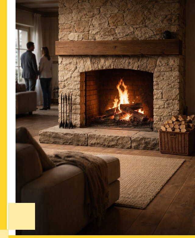 Открытые камины под ключ в Истре от 152400 р. ЭриданСта