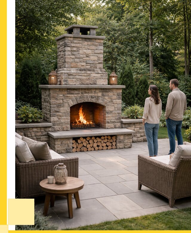 Уличные камины из кирпича в Истре от 152400 р. | ЭриданСта