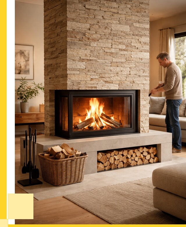 Дровяной камин под ключ в Истре от 203200 р. | ЭриданСта