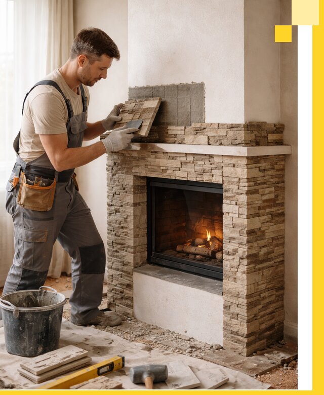 Изготовление и монтаж каминов для дома под ключ в Истре