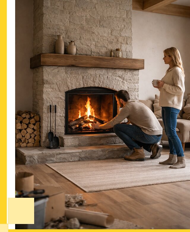 Камины для загородного дома в Истре от 355600 р., ЭриданСта