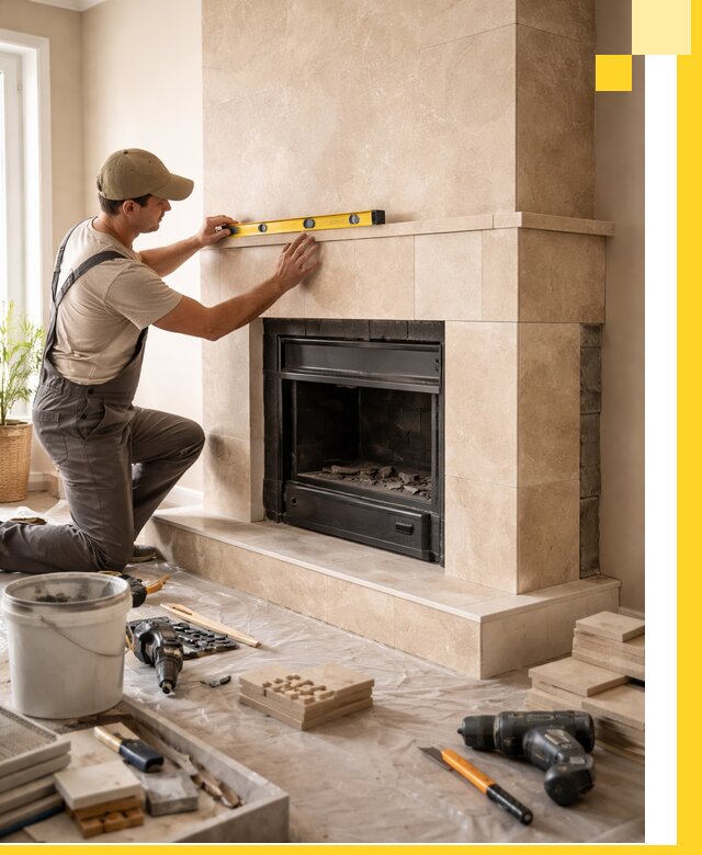 Установка и монтаж каминов в частном доме под ключ в Истре