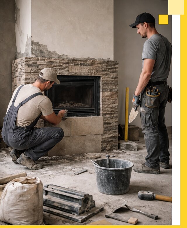 Камины под ключ в Истре: проект, изготовление и монтаж