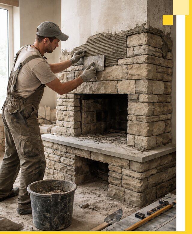 Строительство каминов под ключ в Истре от проектирования до монтажа