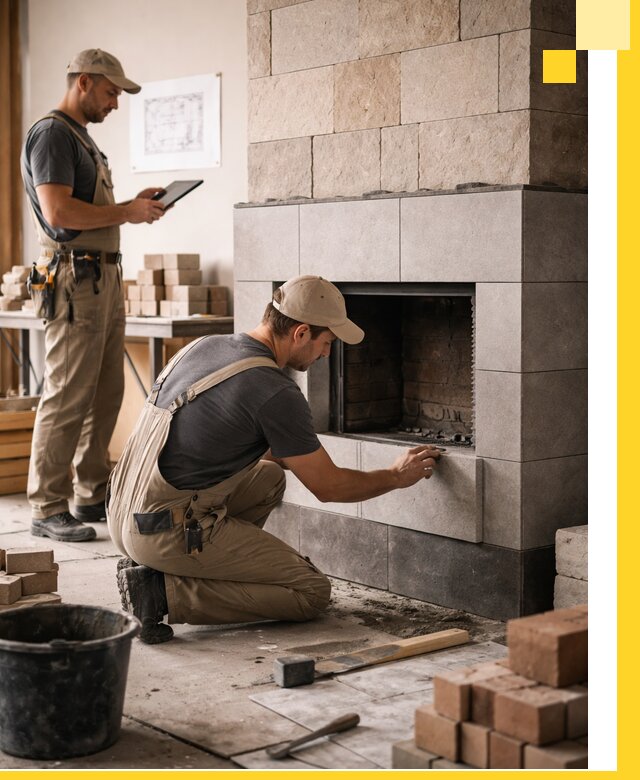 Индивидуальные проекты каминов и каминных систем в Истре