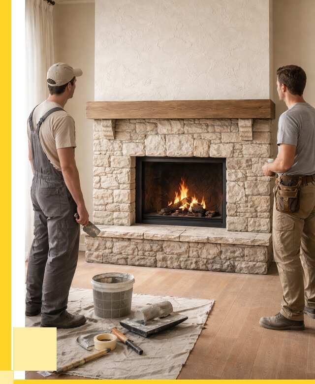 Отделка каминов в Истре от 6604 р. под ключ | ЭриданСта