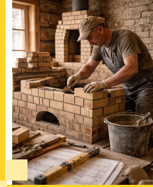 Кладка печей из кирпича в Истре цены от 30480 р. - ЭриданСта