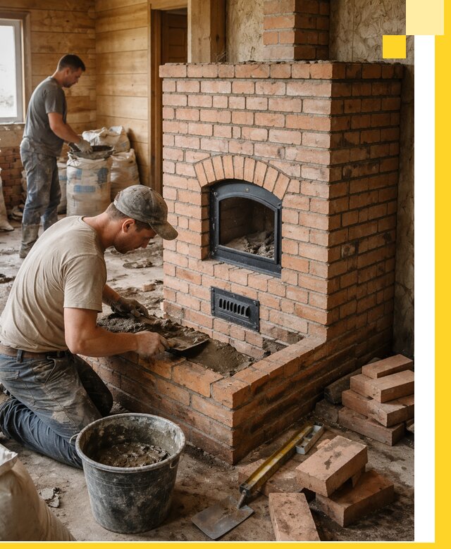 Профессиональное строительство печей в Истре под ключ