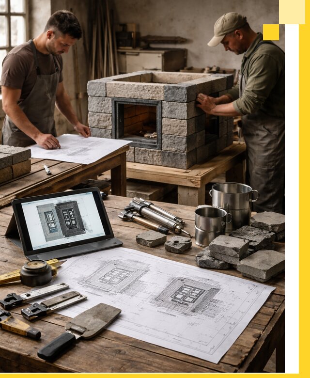 Разработка проектов печей с согласованием и монтажом в Истре