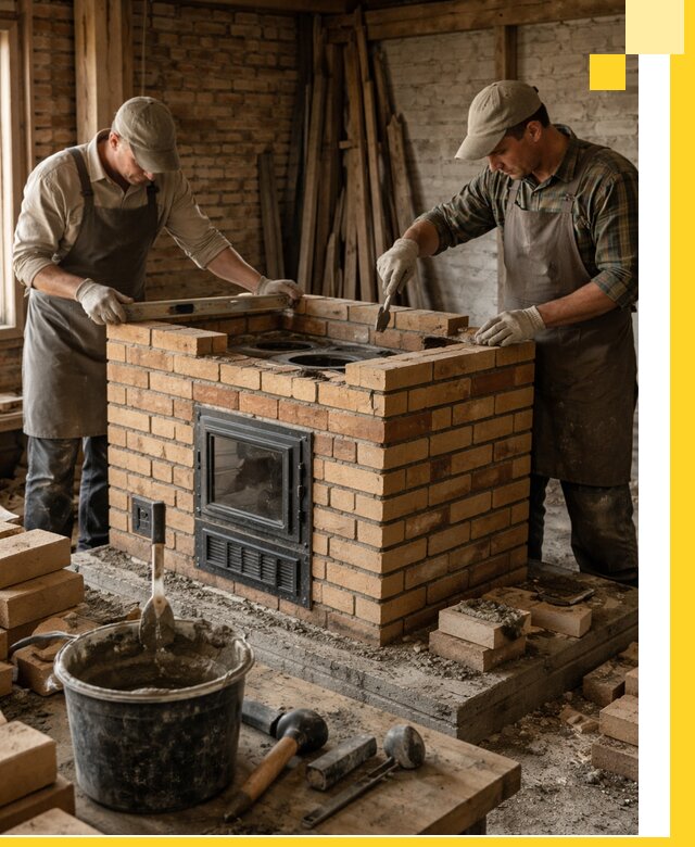 Изготовление и установка варочных печей под ключ в Истре