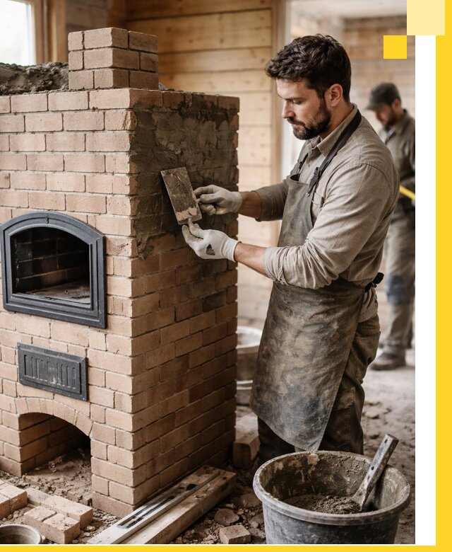 Изготовление и установка печей-шведок под ключ в Истре