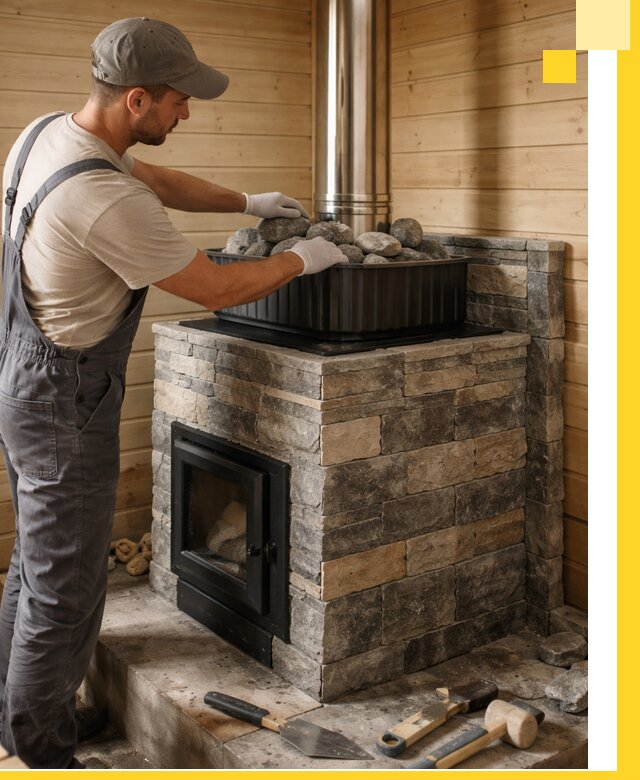 Печи для парной в Истре, производство, монтаж и обслуживание