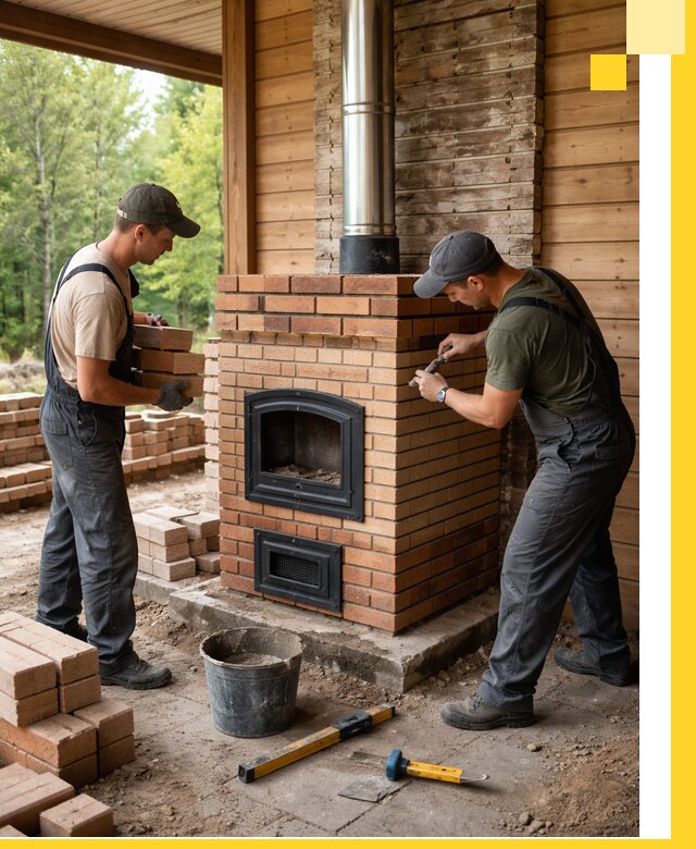 Производство и установка дачных печей под ключ в Истре