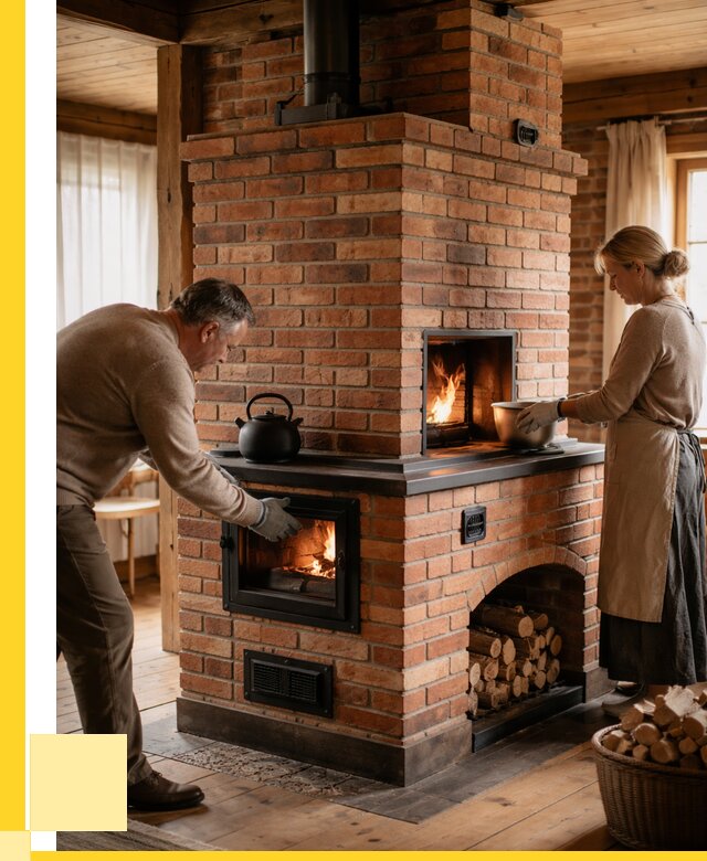 Печи для загородного дома под ключ в Истре от 81280 р. | ЭриданСта