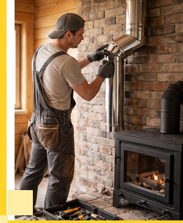 Монтаж дымоходов для печей в Истре от 7620 р. | ЭриданСта