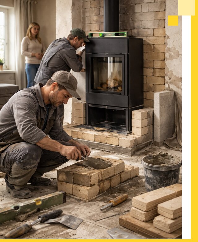 Печи и камины под ключ: проект, установка в Истре