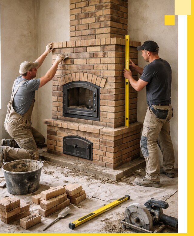 Продажа и установка печей и каминов для дома под ключ в Истре