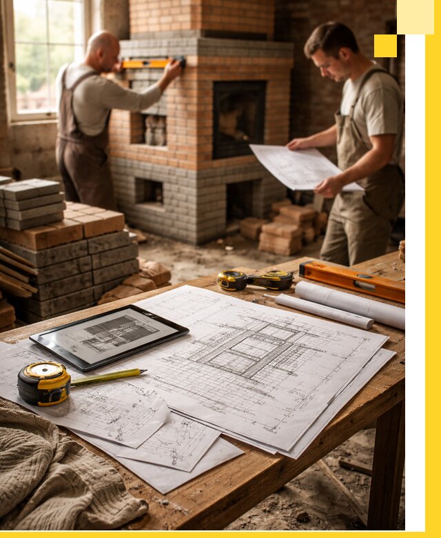 Проекты печей и каминов с индивидуальным дизайном в Истре