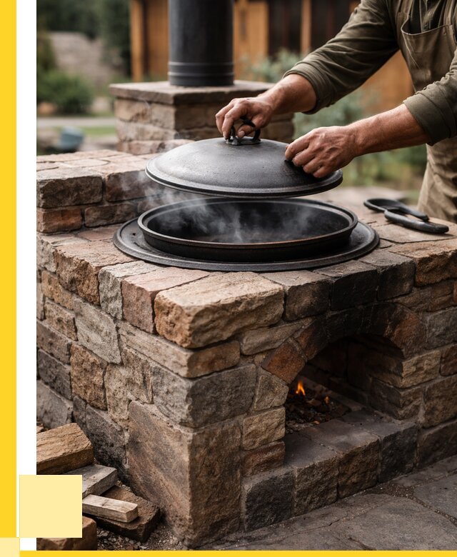 Печи для казана в Истре по цене от 18288 р. | ЭриданСта