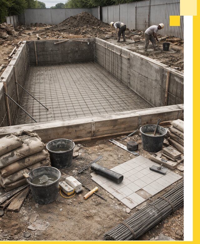 Строительство бассейнов под ключ в Истре, дизайн и монтаж