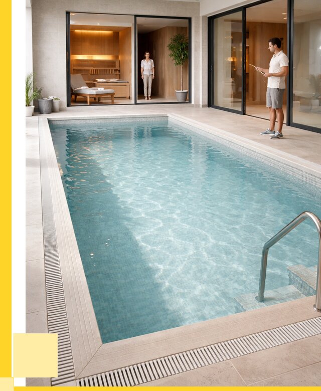 Отделка бассейна пленкой ПВХ в Истре от 3556 р. - ЭриданСта