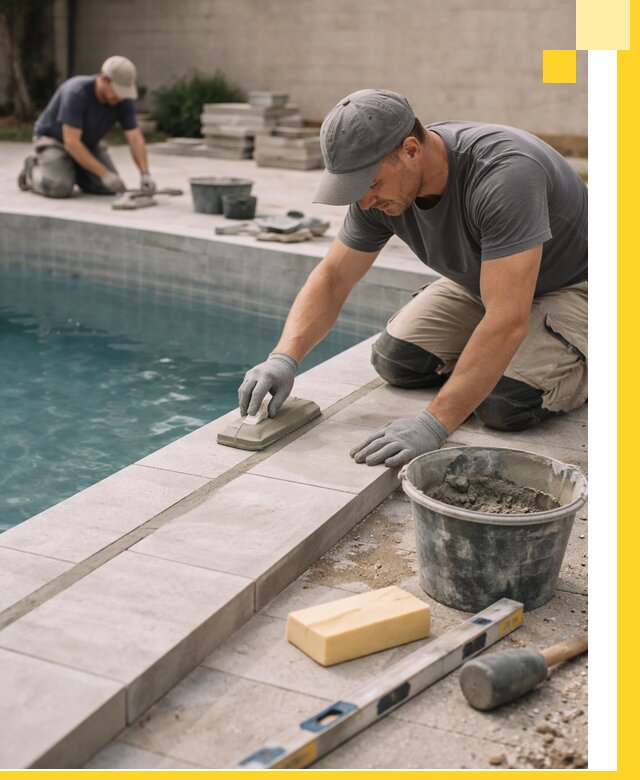 Отделка бассейнов в Истре: декоративная отделка и гидроизоляция