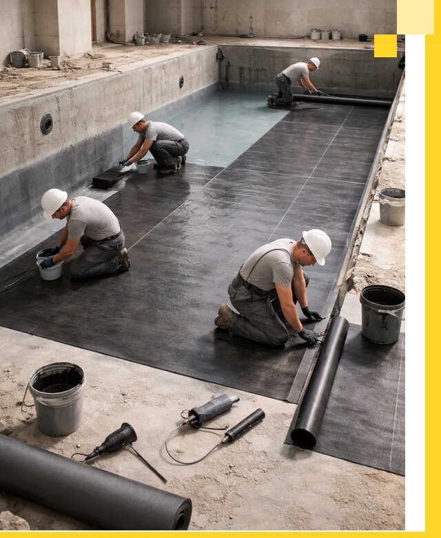 Профессиональная гидроизоляция бассейнов и чаш в Истре под ключ