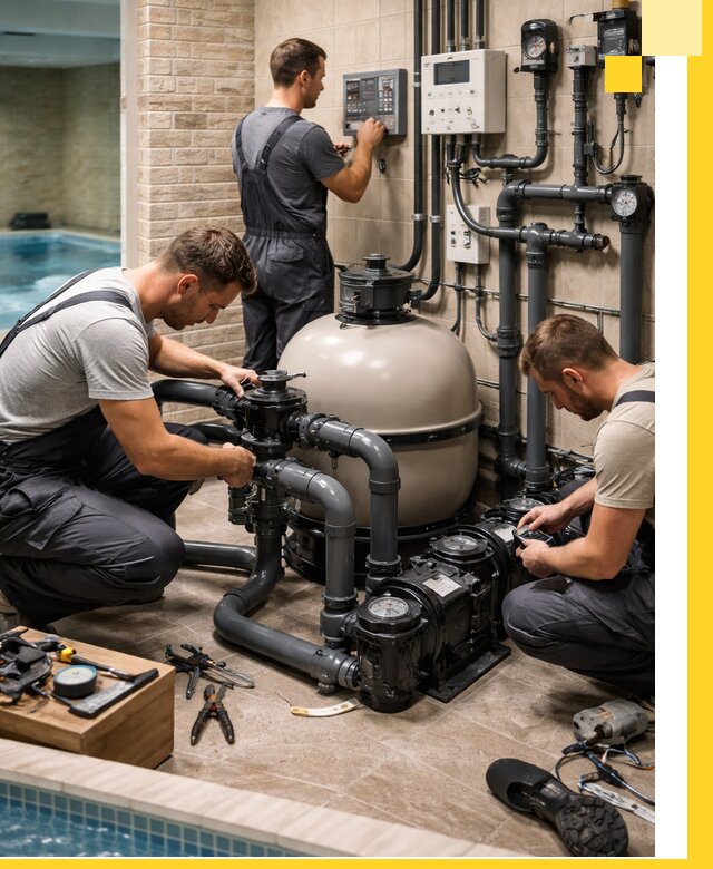 Комплексное оборудование для бассейнов под ключ в Истре