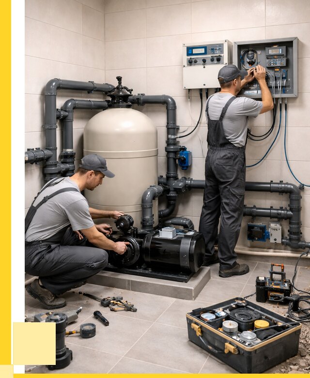 Монтаж оборудования для бассейнов в Истре от 40640 р. | ЭриданСта