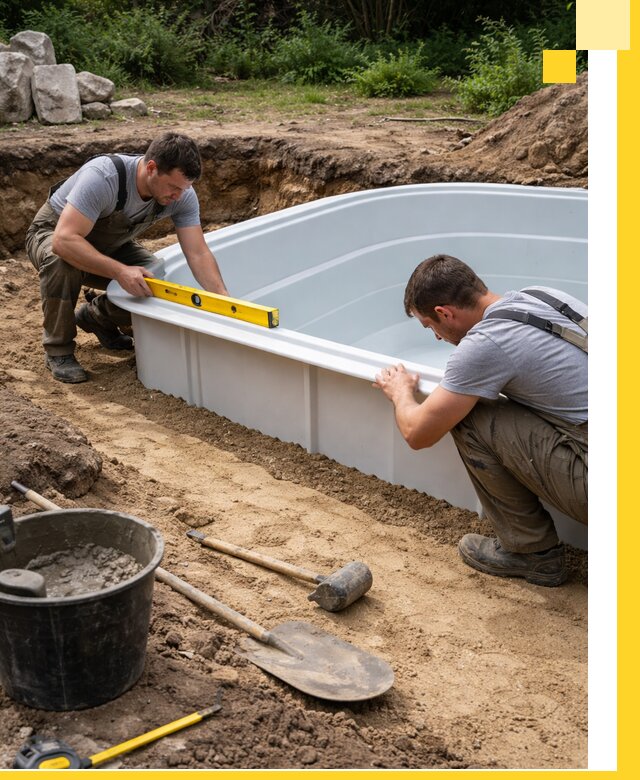 Производство и установка пластиковых бассейнов в Истре под ключ