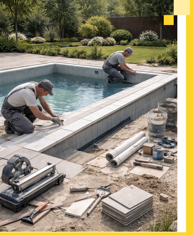 Строительство открытых бассейнов под ключ в Истре профессионально