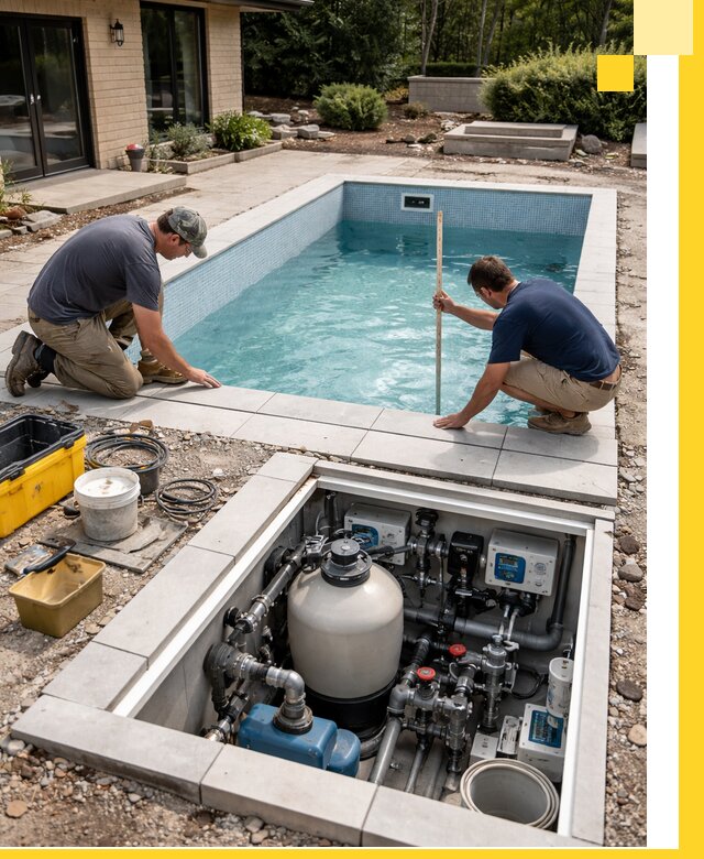 Строительство качественных домашних бассейнов под ключ в Истре