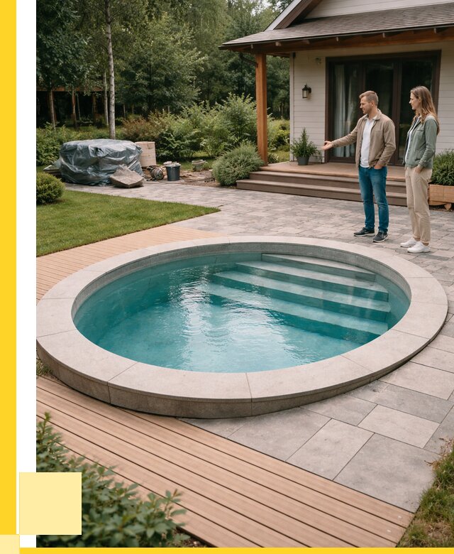 Бассейн на даче под ключ в Истре от 203200 р., ЭриданСта