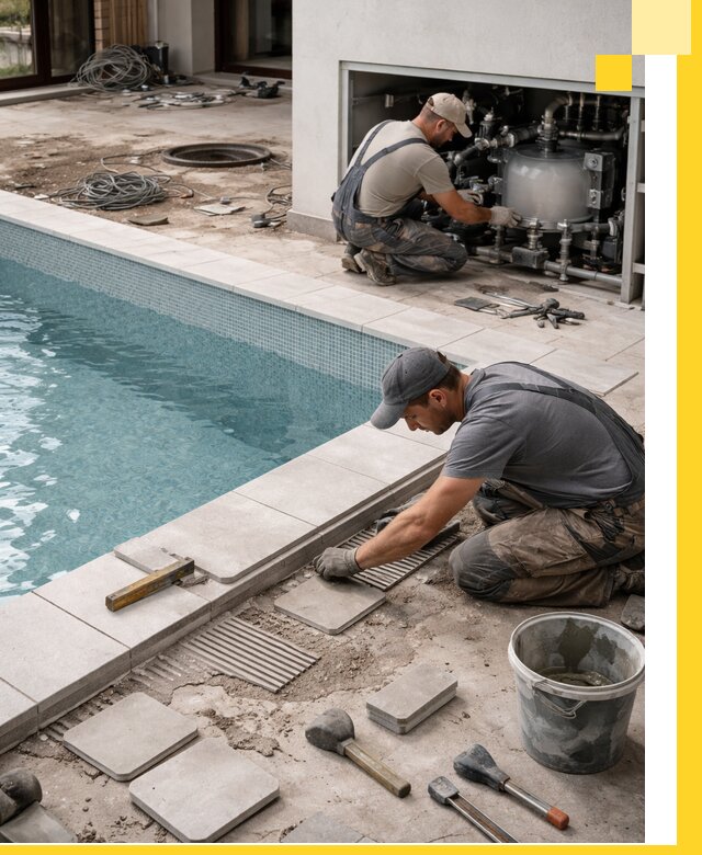 Строительство и монтаж бассейнов в коттедже в Истре