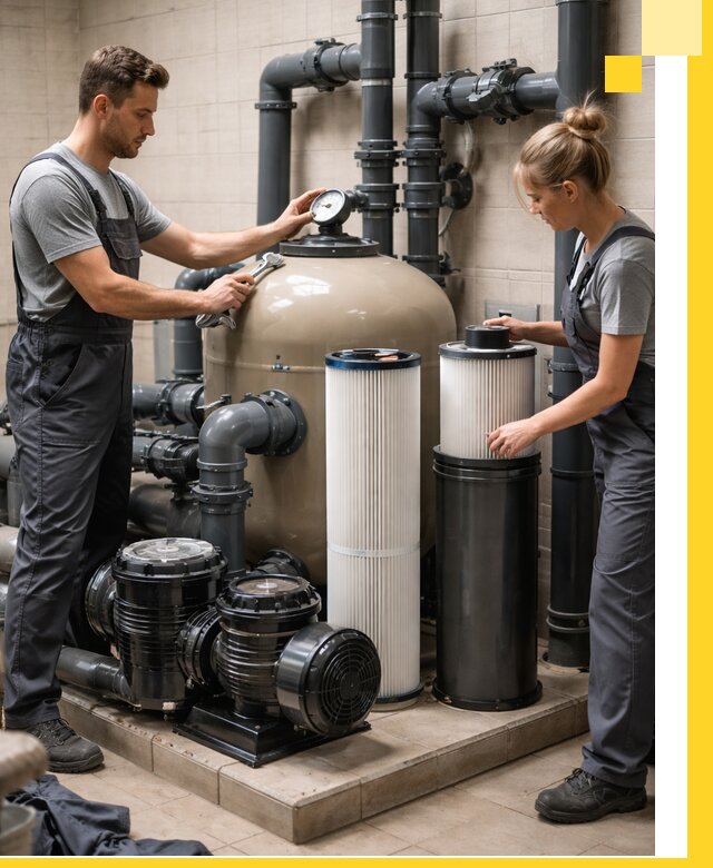 Фильтры и системы фильтрации для бассейнов в Истре