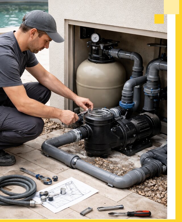 Поставка, монтаж и сервис насосов для бассейнов в Истре