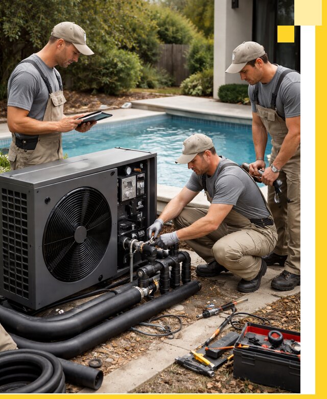 Проектирование и установка тепловых насосов для бассейнов в Истре