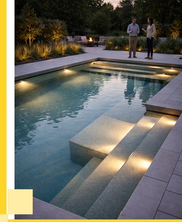 Освещение бассейнов в Истре под ключ от 25400 р. | ЭриданСта