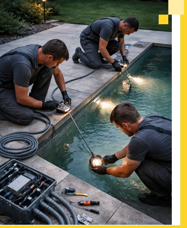 Профессиональное освещение бассейнов в Истре: дизайн и монтаж