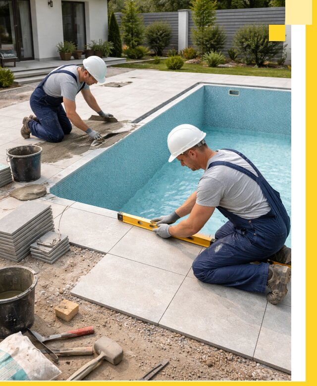 Строительство и монтаж плавательных бассейнов под ключ в Истре