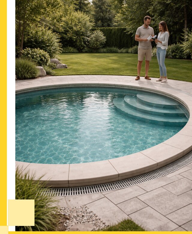 Круглые каркасные бассейны купить в Истре от 254000 р. | ЭриданСта