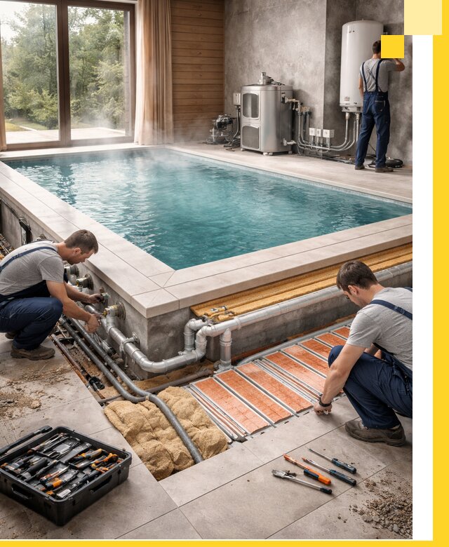 Проектирование и строительство тёплых бассейнов в Истре