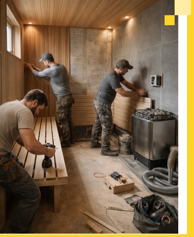 Сауны под ключ в Истре, проектирование, строительство, отделка