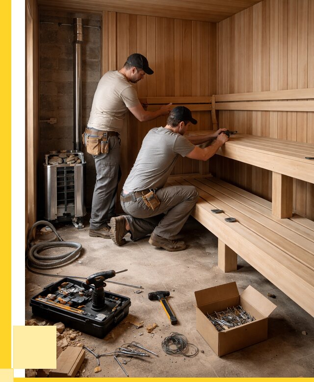 Монтаж саун под ключ в Истре от 121920 р. | ЭриданСта