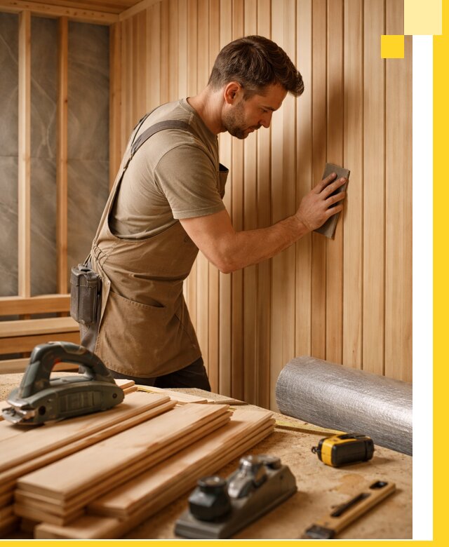 Профессиональная отделка саун и парных под ключ в Истре