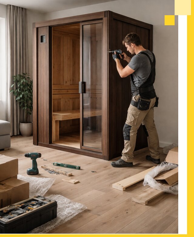 Установка и производство мини саун под ключ в Истре