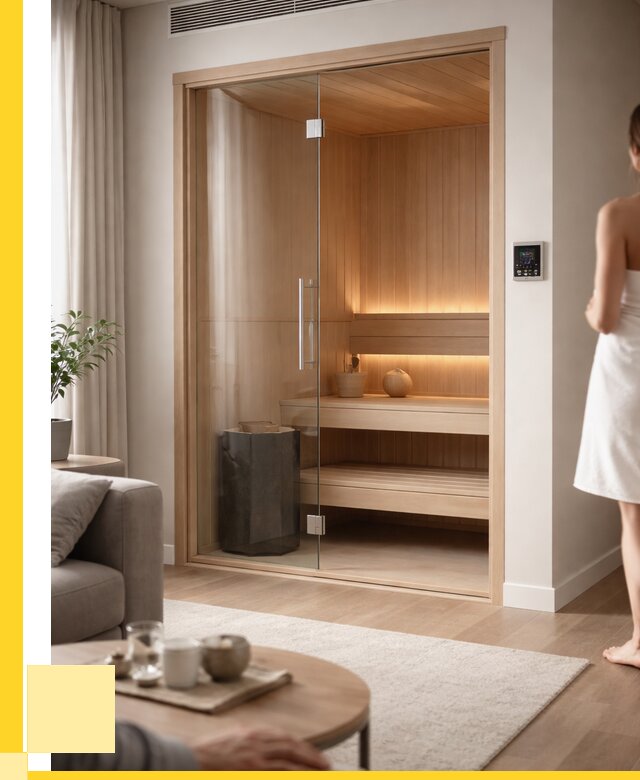 Сауна в квартире под ключ в Истре от 121920 р. ЭриданСта