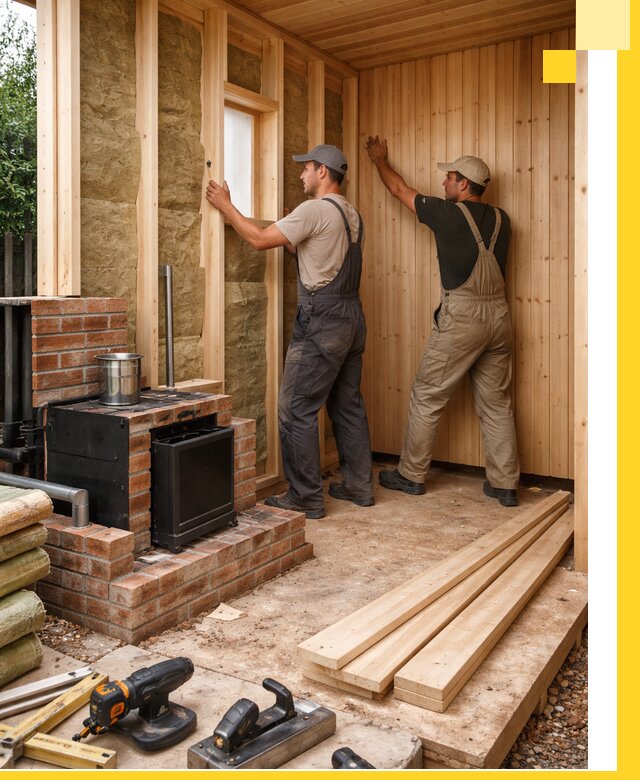 Строительство и установка дачных саун под ключ в Истре