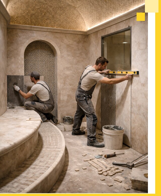 Проектирование и строительство саун с хамамом под ключ в Истре