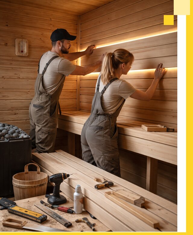 Дизайн саун и бань под ключ с индивидуальным проектом в Истре